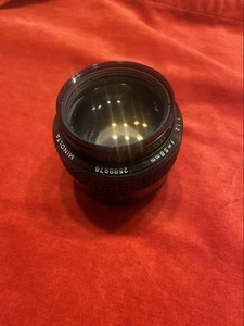 Minolta Mc-Rokkor PG 58mm F1.2 Hawk's Eye Prime Lens Early Model - Picture 1 of 6