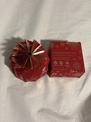 VIORI Cranberry Vanilla Shampoo and Conditioner Bars for all hair types NEW - Image 1 of 4