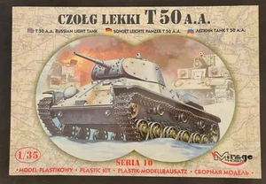 Mirage Hobby 1/35 kit #35106 T-50 A.A. Russian/Soviet/Finnish Light Tank - Picture 1 of 7