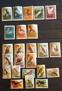 LOTE HUNGRÍA AVES Y ANIMALES SALVAJES Y PECES Y REPTILES MNH - Imagen 1 de 4
