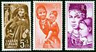 👉 SPAIN/SAHARA (w/CREASE) & IFNI 1952//54  for CHILDREN MNH  COSTUMES