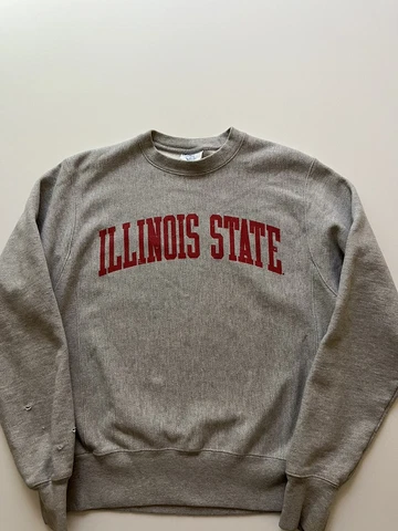 Champion Illinois State Redbirds Sweatshirt Mens Small Reverse Weave NCAA FLAW Cover
