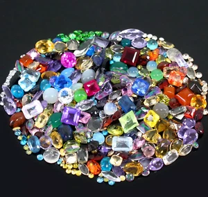 Zertifizierter natürlicher 56-teiliges Set Alexandrit Tansanit Diamant Smaragd Heliodor q423 - Bild 1 von 4