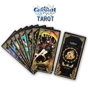 Tarot Cards Genshin Impact Anime Game Cards Playing Game Cards Gift 22 Cards - Picture 1 of 4