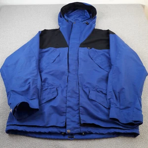 Norrona Mens Jacket Large Blue Black Waterproof Sydpolen Walking Hiking Coat - Picture 1 of 18