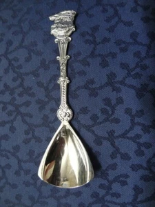Silver Plated  Spoon from ARUBA Ornate measures 4 3/4 ins. Nice Workmanship - Picture 1 of 5