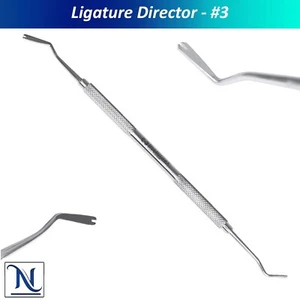 Escaladores de doble extremo Elastic Ligature Director NO.3 para aparatos ortodoncia X1 - Imagen 1 de 4