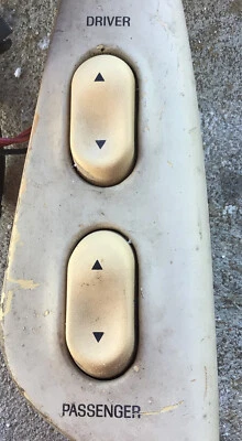 1993-1996 LINCOLN MARK VIII 8 DRIVER INTERRUPTOR DE JANELA MESTRE DIANTEIRO ESQUERDO Bronzeado OEM - Imagem 1 de 4