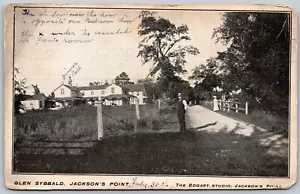 Postcard Jacksons Point Ontario c1906 Glen Sibbald Bogart Studio Georgina - Picture 1 of 2