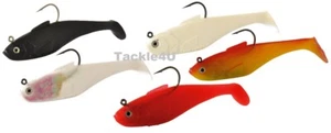 SIDEWINDER SUPER SOLID SHADS COD BASS POLLOCK SEA FISHING WEIGHTED SOFTBAITS - Picture 1 of 15
