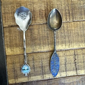 Vintage Souvenir Spoons Marked 1978 & C.J. - Picture 1 of 11