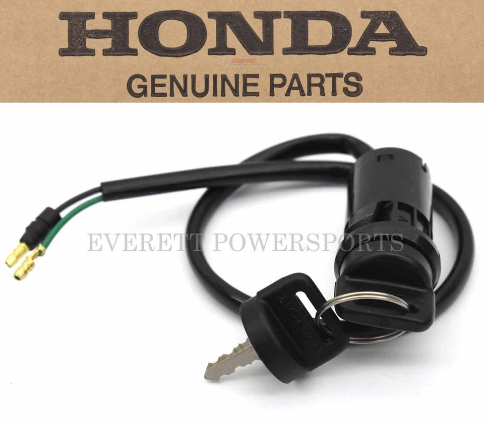 Interruptor de ignição CRF50 F 2013-2023 OEM genuíno Honda 2 chaves liga/desliga #X225 - Imagem 1 de 1