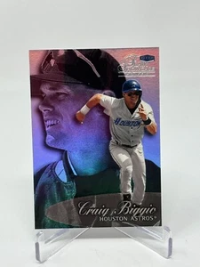 1999 Flair Showcase Baseball Craig Biggio Card Row 3 Seat 50 - Picture 1 of 2