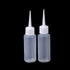 2Pcs 50Ml Empty Dropper Squeezable Liquid Bottle Plastic Drop Bottles NeedlA-b