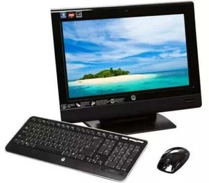 HP TouchSmart 310-1220uk AMD Athlon X2 4GB 250GB SSD Win 10 Touch All In One PC - Afbeelding 1 van 4