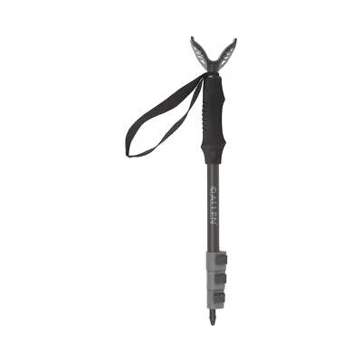 Allen Company Deluxe Shooting Stick, Adjusts 16.25"-45", Black, Aluminum