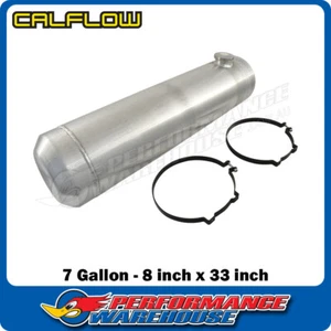 Calflow 7 Gallon Spun Aluminium Fuel Tank 8" x 33 inch CAL-7407S-1 - Bild 1 von 7