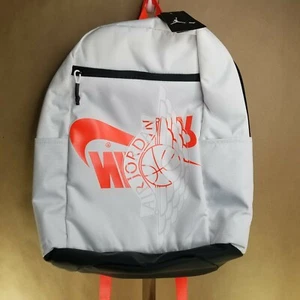 Nike Air Jordan Remix Backpack White 9A0167-001 Laptop Storage Inside New w/Tags - Picture 1 of 10