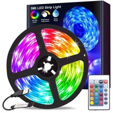 USB 1m LED Strip Lights RGB  with Remote Control Set Kit SMD 5050 Color Changing