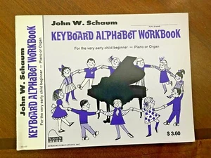 Keyboard Alphabet Workbook - For Every early Child Beginner - Piano or Organ - Picture 1 of 4