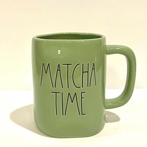 Taza Verde Colección Artesanal MATCHA TIME Rae Dunn Nueva - Imagen 1 de 7