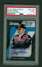 Geoff Bodine 2016 Panini Torque Driver Scripts On Card Autograph PSA 9 MINT