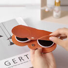 Litchi Pattern Glasses Cover PU Leather Sunglasses Reading Glasses Storage Bag