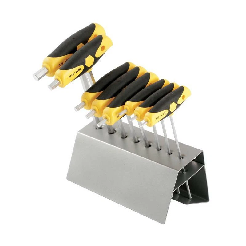 Wiha Tools 54094 8-Piece Soft Grip Dual Drive T-Handle Set - Inch - Image 1 of 1