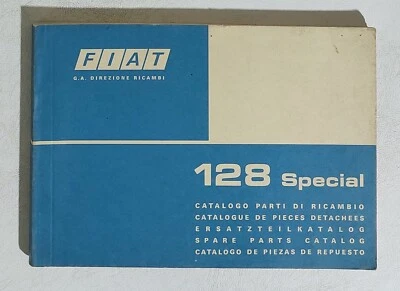 I112739 FIAT 128 Special Catalogo parti di ricambio - 1° Edizione 1975 - Immagine 1 di 4