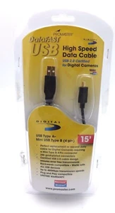 Promaster 13703 USB A-MINI 4B 15 FT - Picture 1 of 2