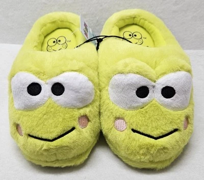 Chinelos femininos Hello Kitty & Friends Keroppi tamanho 13-1/novo - Imagem 1 de 4