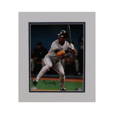 Foto firmada autografiada por Don Mattingly de los Yankees de Nueva York mate 8x10 Steiner certificado de autenticidad Foto 1 de 3