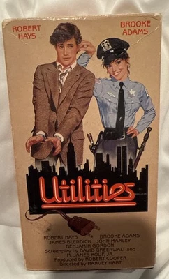 Utilities VHS 1983 Vestron Video  Rental Brooke Hayes OOP Rare IGC - Image 1 of 4