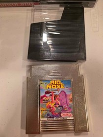 Big Nose the Caveman Nintendo Nes + Dust Sleeve + Protective Outer Case
