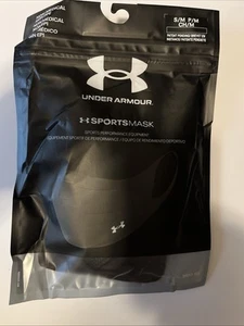 Under Armour Sportsmask Sportgesichtsmaske, Größe S/M - schwarz - Bild 1 von 7