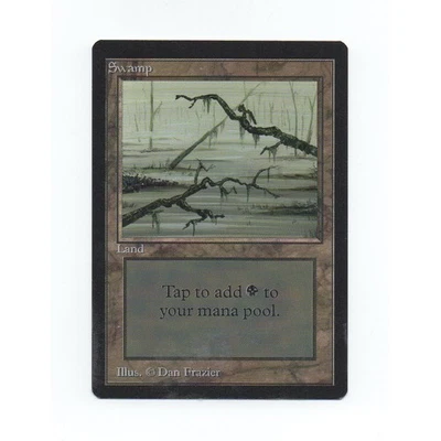 Magic: The Gathering Beta Series - Basic Land Swamp (296) - Image 1 of 2