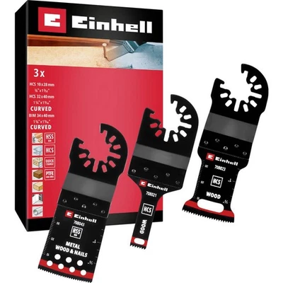 Einhell 708103 Multit.-Set Holz/Metal 3tlg SB HCS, BiM - Bild 1 von 2