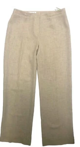 Vintage Guy Laroche Femme Straight Beige Tan Trousers Hose FR40 US 8 - Bild 1 von 7