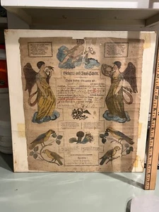 1789 Johann Ritter Reading Montgomery County PA Fraktur birth document German - Picture 1 of 6