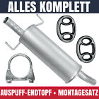 Exhaust end pot for Opel Zafira B II 05-14 1.6i 16V 1.8i 2.2i 77/85 110