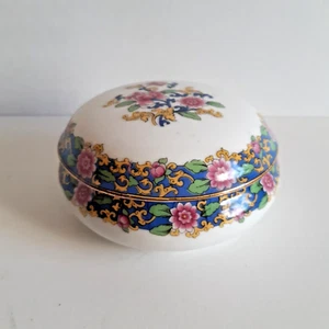 Bonbonnière Porcelaine CID Limoges Déco Floral VTG Art de Table - Photo 1/5