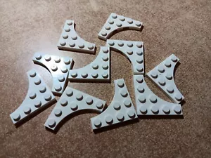 LEGO GROSSPACKUNG MENGE 10 WEISSE MODIFIZIERTE PLATTE GEBOGEN 4X4 AUSSCHNITT #35044 - Bild 1 von 1