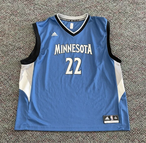 Adidas Minnesota Timberwolves Andrew Wiggins Jersey Size 2XL NBA Basketball Used Cover