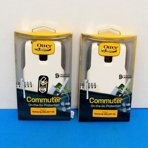 Funda tipo billetera Otterbox Commuter Series para Samsung Galaxy S5 blanca/gris {lote de 2} - Imagen 1 de 4