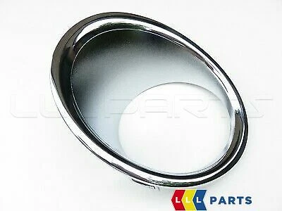 NEW GENUINE MINI R55 R56 FRONT RIGHT O/S FOG LIGHT CHROME RING TRIM 51112753674 - Image 1 of 2