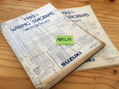 Suzuki gamme 1982 schéma électrique wiring diagram elektrisches Diagramm 82 - Photo 1/4