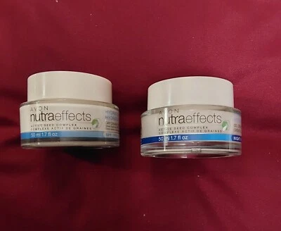 Avon's NUTRAEFFECTS Hydration Day Cream,  Night Gel Set of 2      1.7oz. ea. - Image 1 of 2