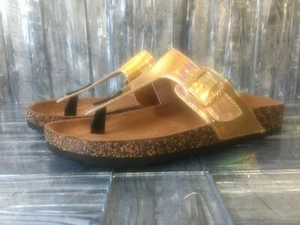 ANNA Women's Flat Sandals Summer Adjustable Straps Slip-on Size 7.5 New - Picture 1 of 6