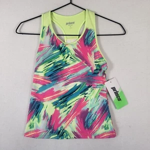 Prince Girls' Fashion Printed Tennis Tank Top-Textured Pink-NWT Size Small - Picture 1 of 5