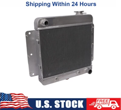 3ROW Aluminum Radiator 1962 -1967 Chevrolet Chevy II V8 2.5L/3.2L/4.1L/4.6L/5.3L - Image 1 of 4